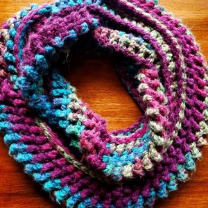 Handmade Multicolored Infinity Scarf